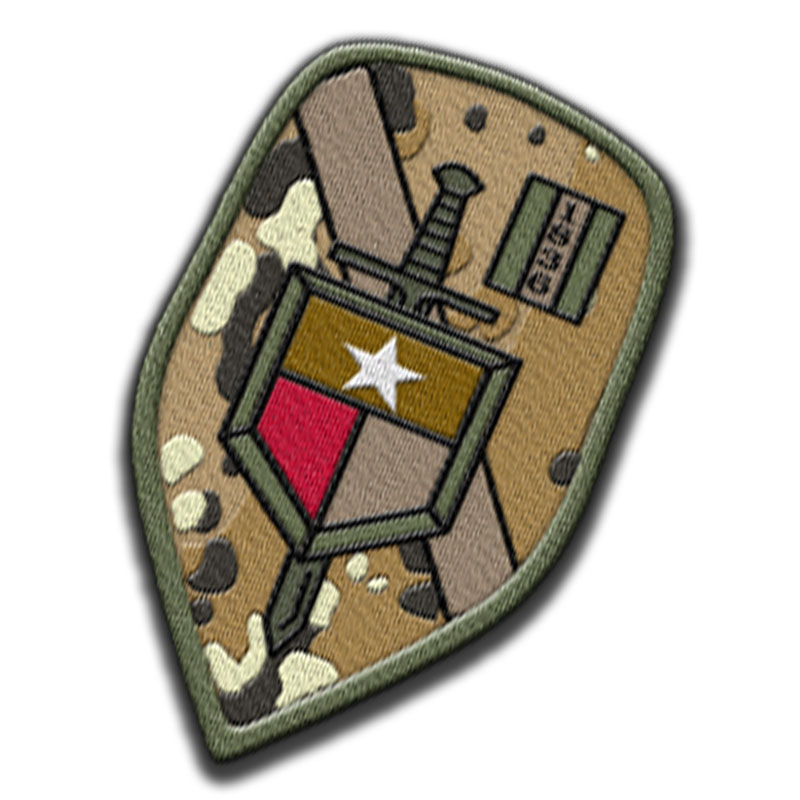 Merrowed Border Military Patch from Discount Embroidery.com