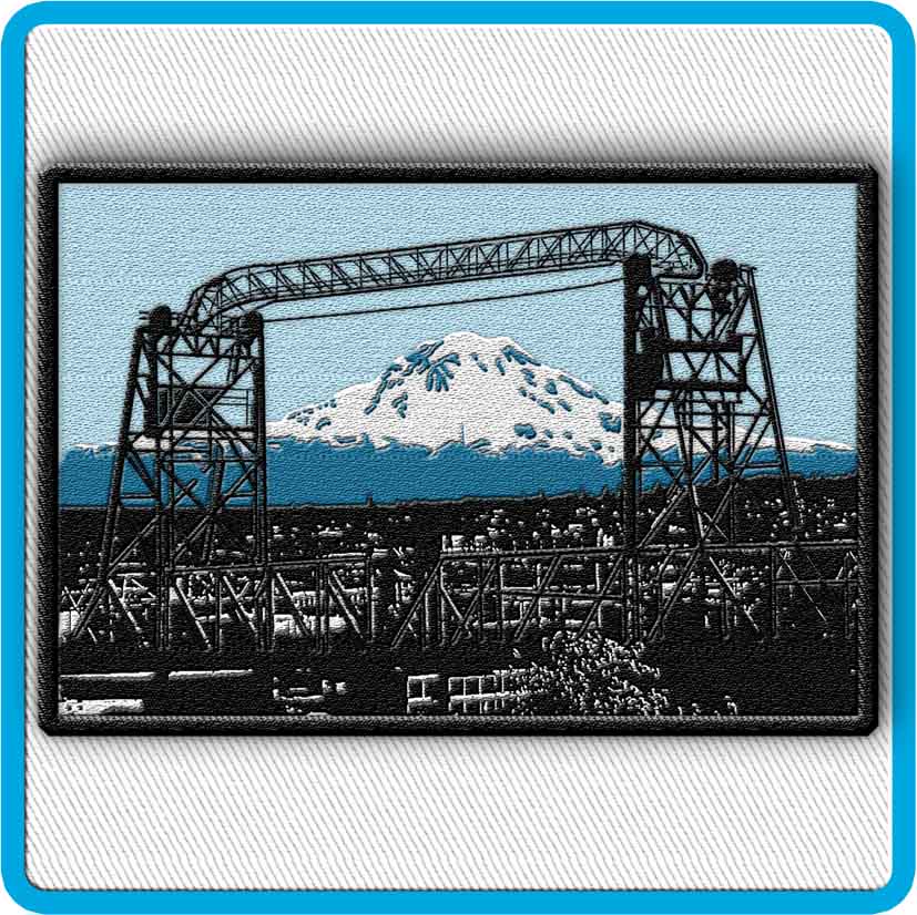 Fine Woven Embroidery Custom Patch Design from Discount Embroidery.com